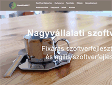 Tablet Screenshot of frontendart.hu